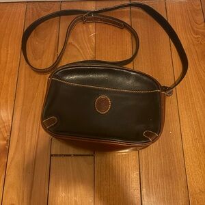 Chic Black and Brown Crossbody Bag
